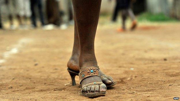 A fashion contest in the Korogocho slum, Nairobi