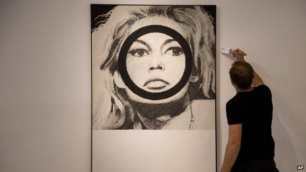 Gerald Laing's Brigitte Bardot painting