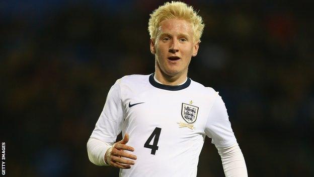 Derby County midfielder Will Hughes