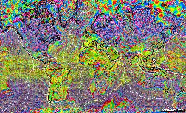 Crustal magnetic anomalies