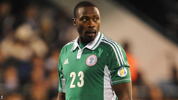 Nigeria striker Shola Ameobi