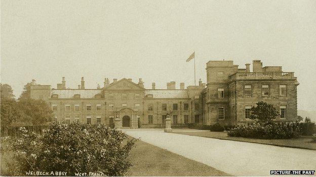 Welbeck Abbey in the early 20th Century