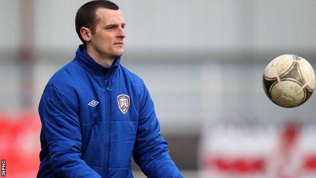 Coleraine boss Oran Kearney