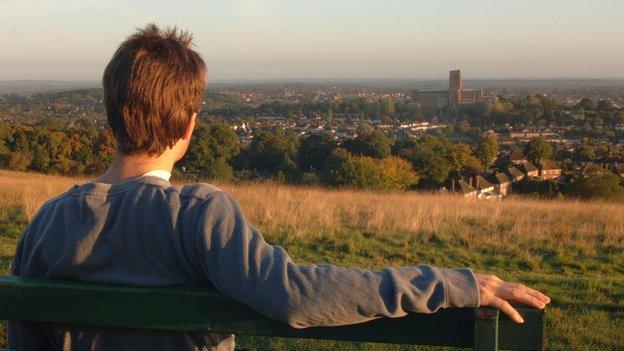 View over Guildford