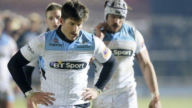 Glasgow lost 23-8 to Dragons at Scotstoun