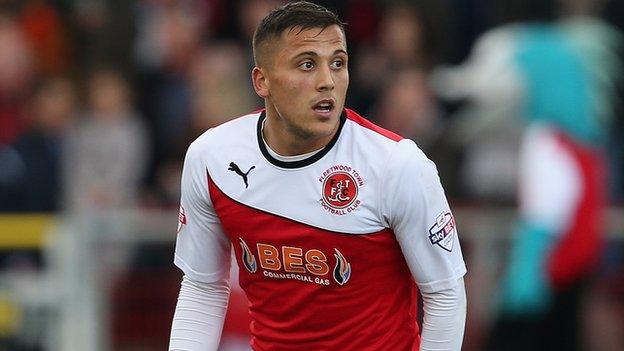 Fleetwood's Antoni Sarcevic