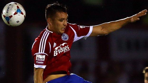 Aldershot striker Brett Williams