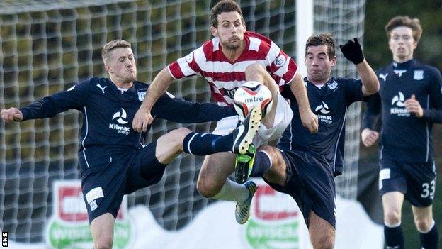 Hamilton and Dundee players