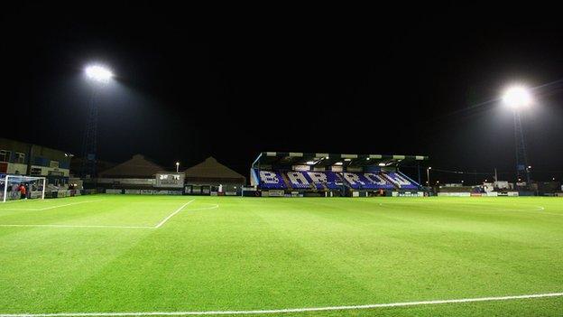 Holker Street, home of Barrow FC