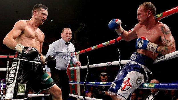 Carl Froch, Howard Foster and George Groves