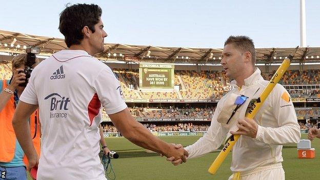 Alastair Cook & Michael Clarke