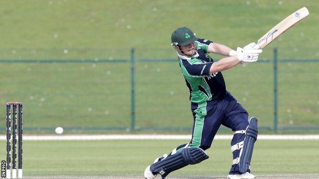 Paul Stirling scored an impressive 77 for Ireland