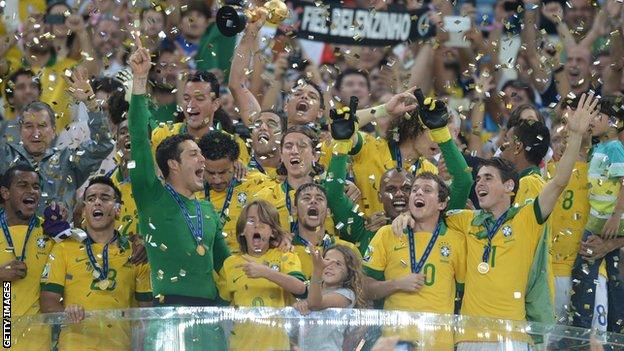 Brazil celebrate