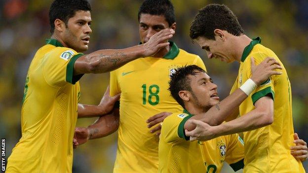 Brazil celebrate