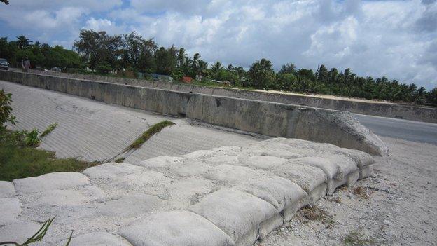 Concrete sea walls designed to protect the coastline can make erosion worse