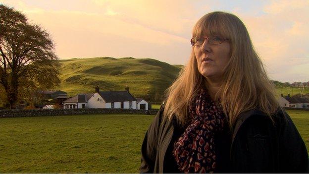 About 100 bodies were found on the land at Lesley Smith's Tundergarth farm
