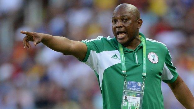 Nigeria coach Stephen Keshi