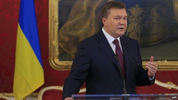 Ukrainian President Viktor Yanukovych