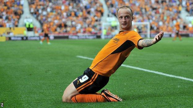 Wolves striker Leigh Griffiths