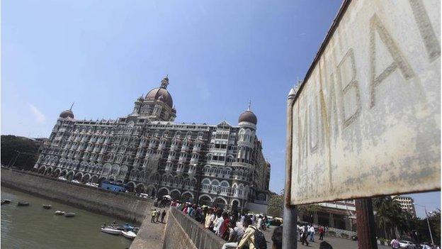 The Taj Mahal hotel in Mumbai