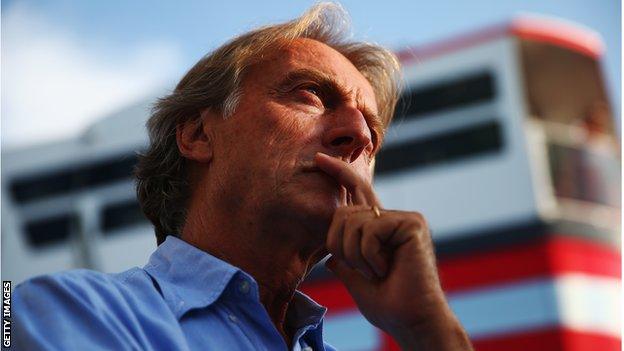 Ferrari president Luca Di Montezemolo