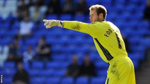 Tranmere Rovers goalkeeper Owain Fon Williams