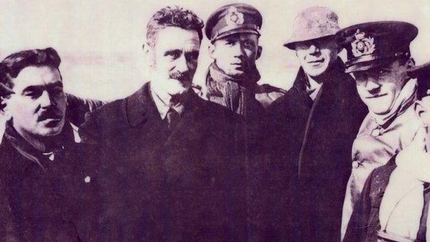 Casement on U-boat prior to his arrest in County Kerry