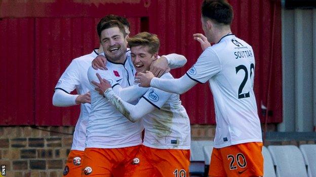 Dundee United sit fourth in the Premiership