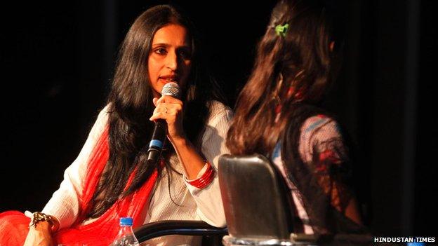 Shoma Chowdhury at Tehelka Thinkfest