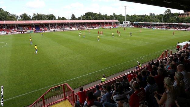 Crawley Town's Checkatrade.com Stadium