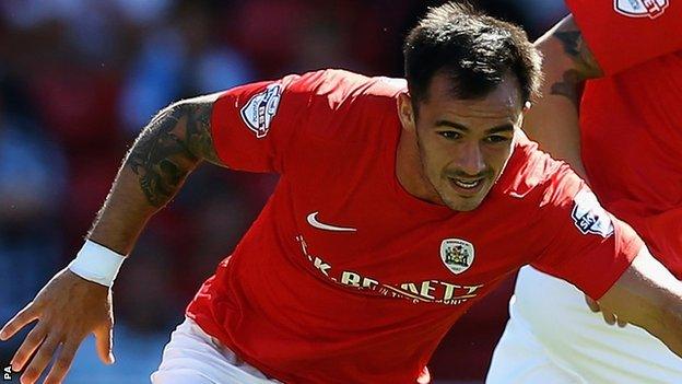 Barnsley striker Chris Dagnall