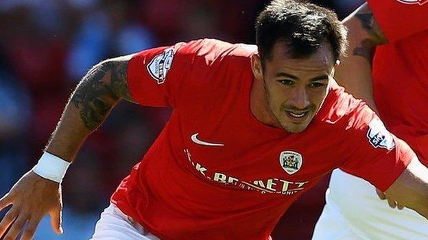 Barnsley striker Chris Dagnall