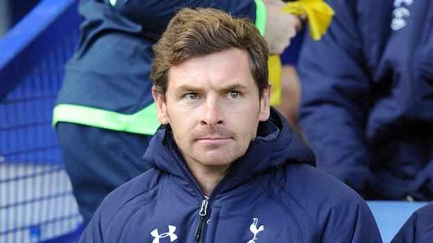 Tottenham manager Andre Villas-Boas