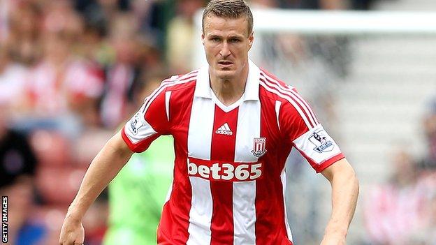 Stoke defender Robert Huth