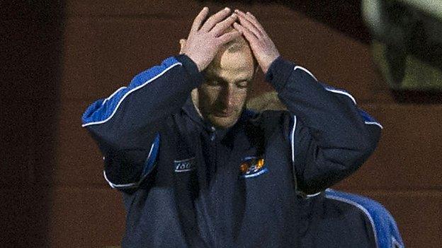 Kilmarnock manager Allan Johnston