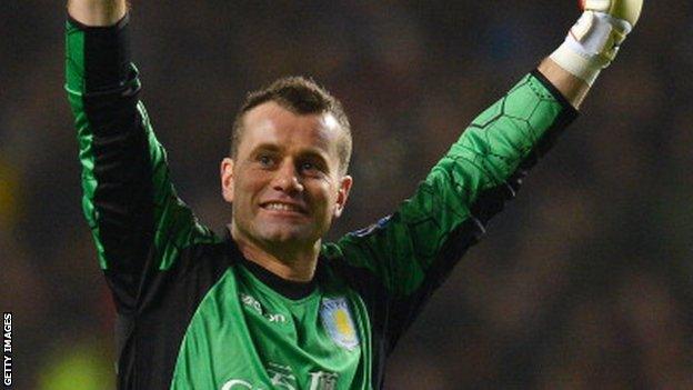 Goalkeeper Shay Given