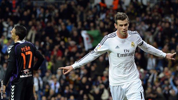 Gareth Bale scored as Real Madrid won