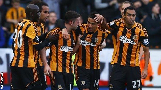 Jake Livermore celebrates scoring for Hull