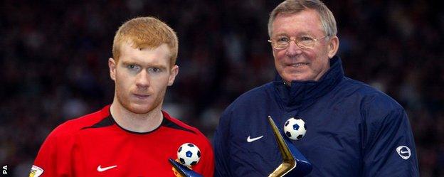 Paul Scholes, Sir Alex Ferguson