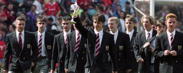 Manchester United youth team 1992