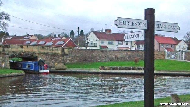 Llangollen Canal at Trevor Basin