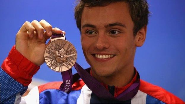 Tom Daley Olympic bronze medal