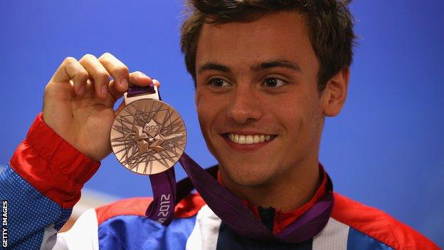 Tom Daley Olympic bronze medal