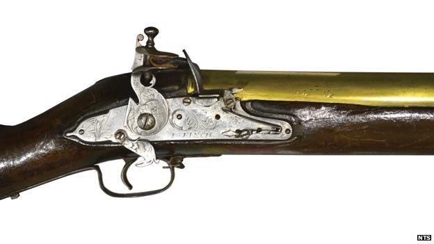 Detail of the blunderbuss