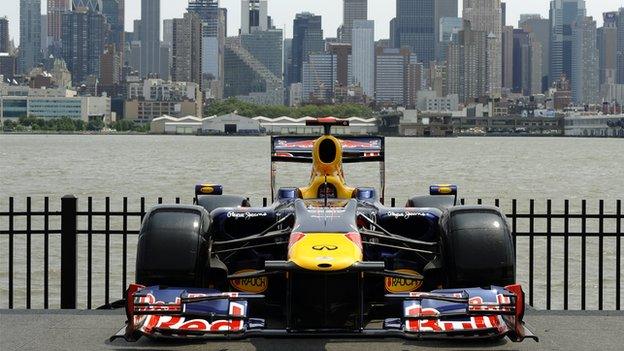 Red Bull Formula 1 car