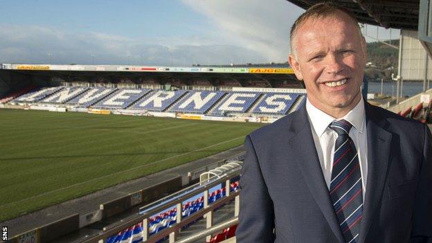 Inverness Caledonian Thistle manager John Hughes