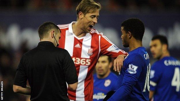 Peter Crouch and Fraizer Campbell