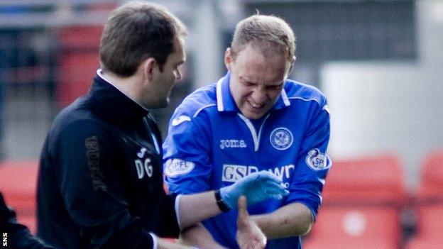 St Johnstone defender Steven Anderson