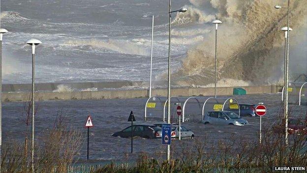 Flooding in New Brighton