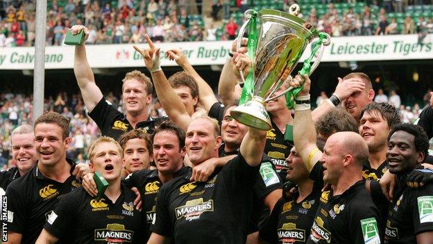 London Wasps win the Heineken Cup in 2007